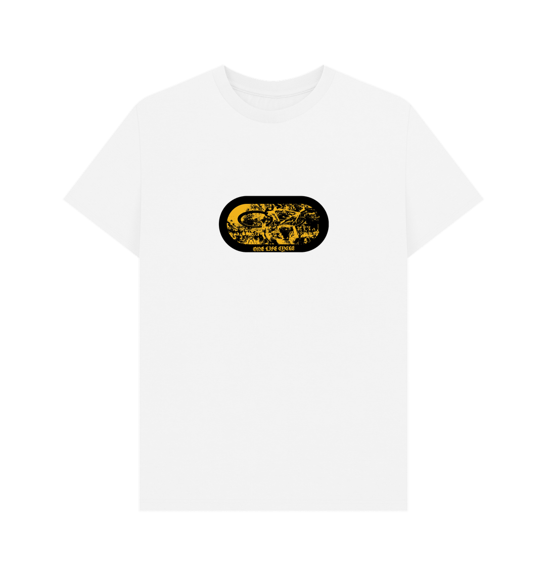 White Printed T-shirt Front