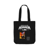 Black Printed Bag Front