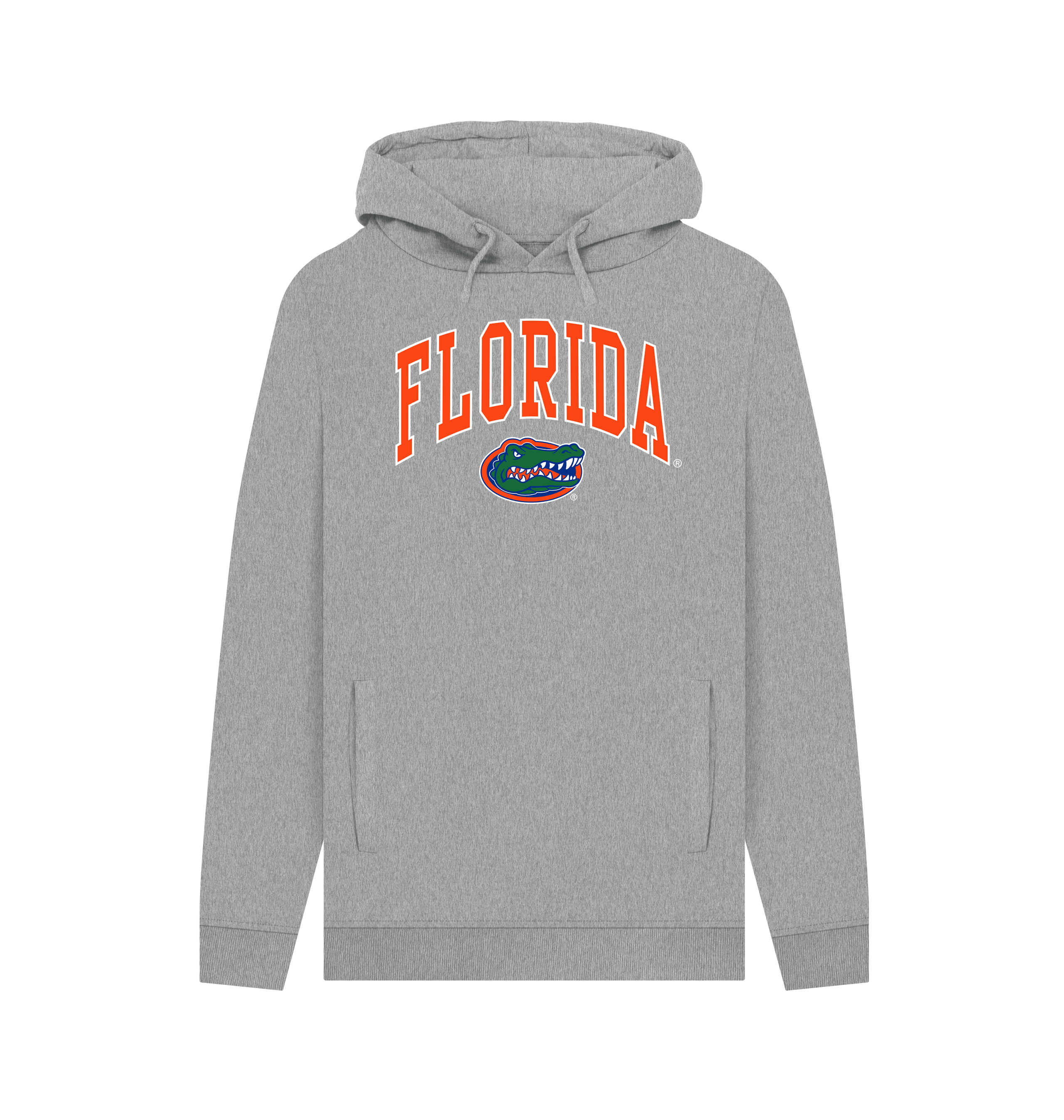 Light Heather Printed Hoody Front