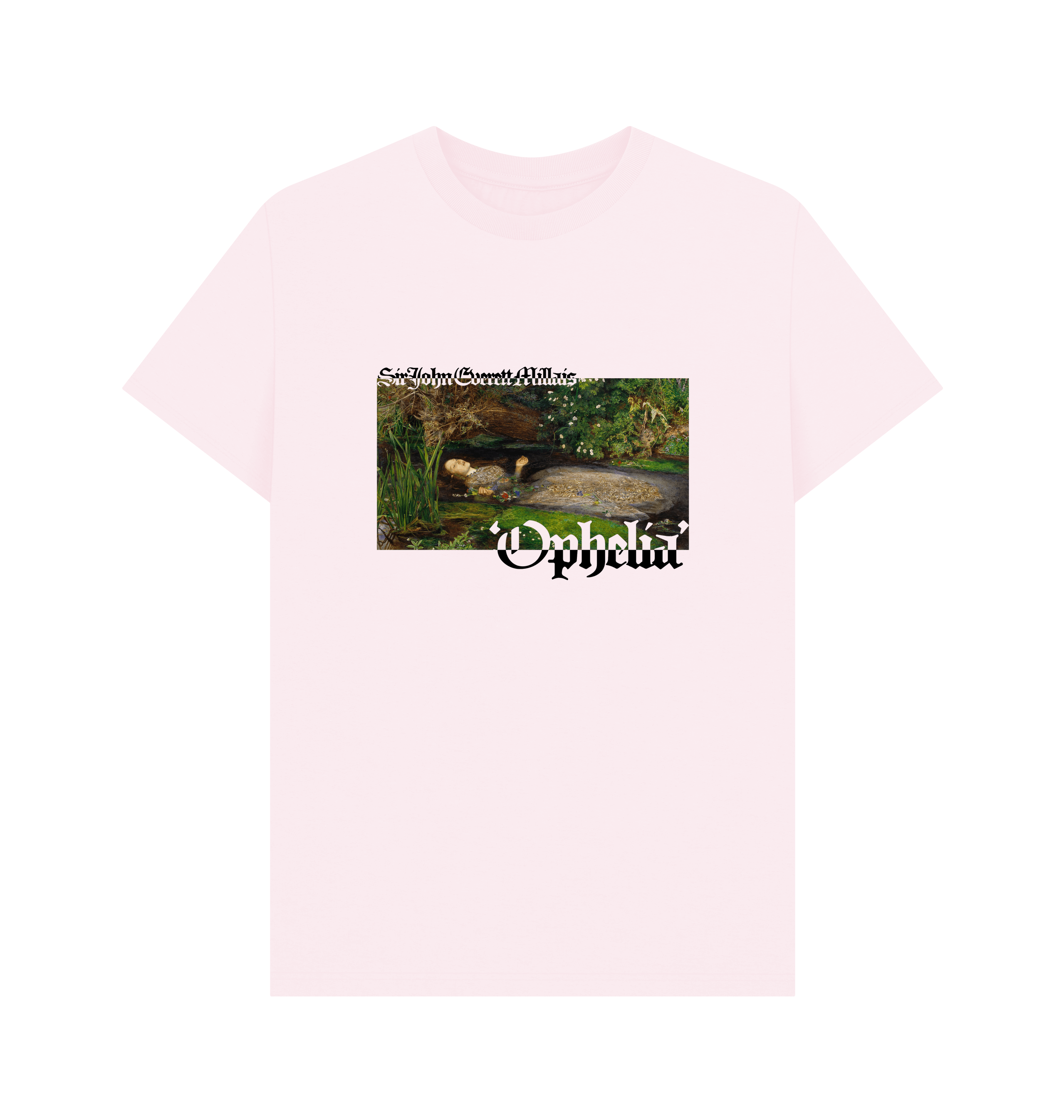 Pink Printed T-shirt Front