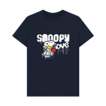 Navy Blue Printed T-shirt Front