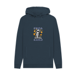 Navy Printed Hoody Front