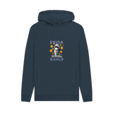 Navy Printed Hoody Front