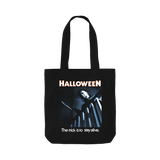 Black Printed Bag Front