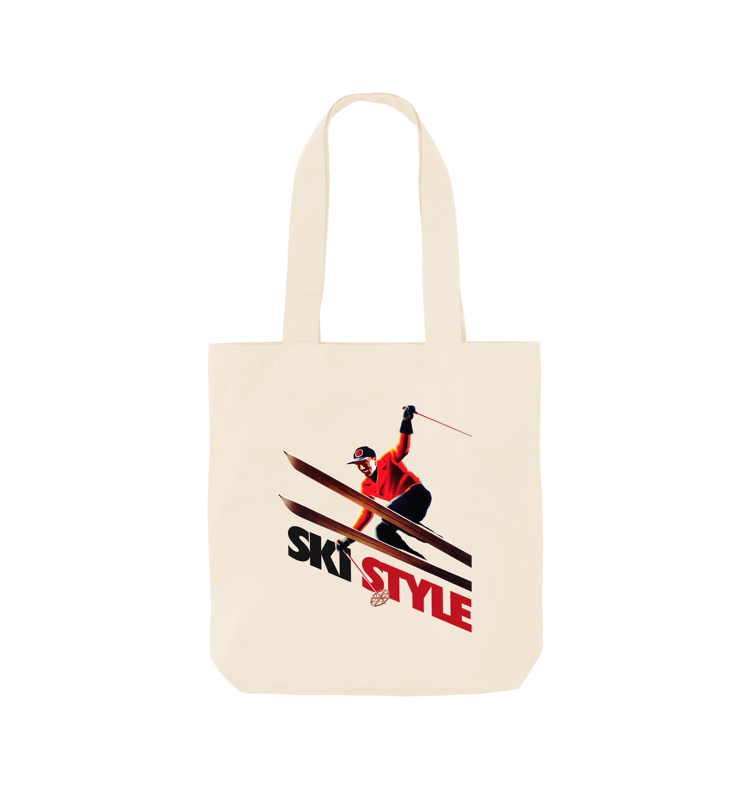 Natural Printed Bag Front