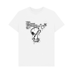 White Printed T-shirt Front