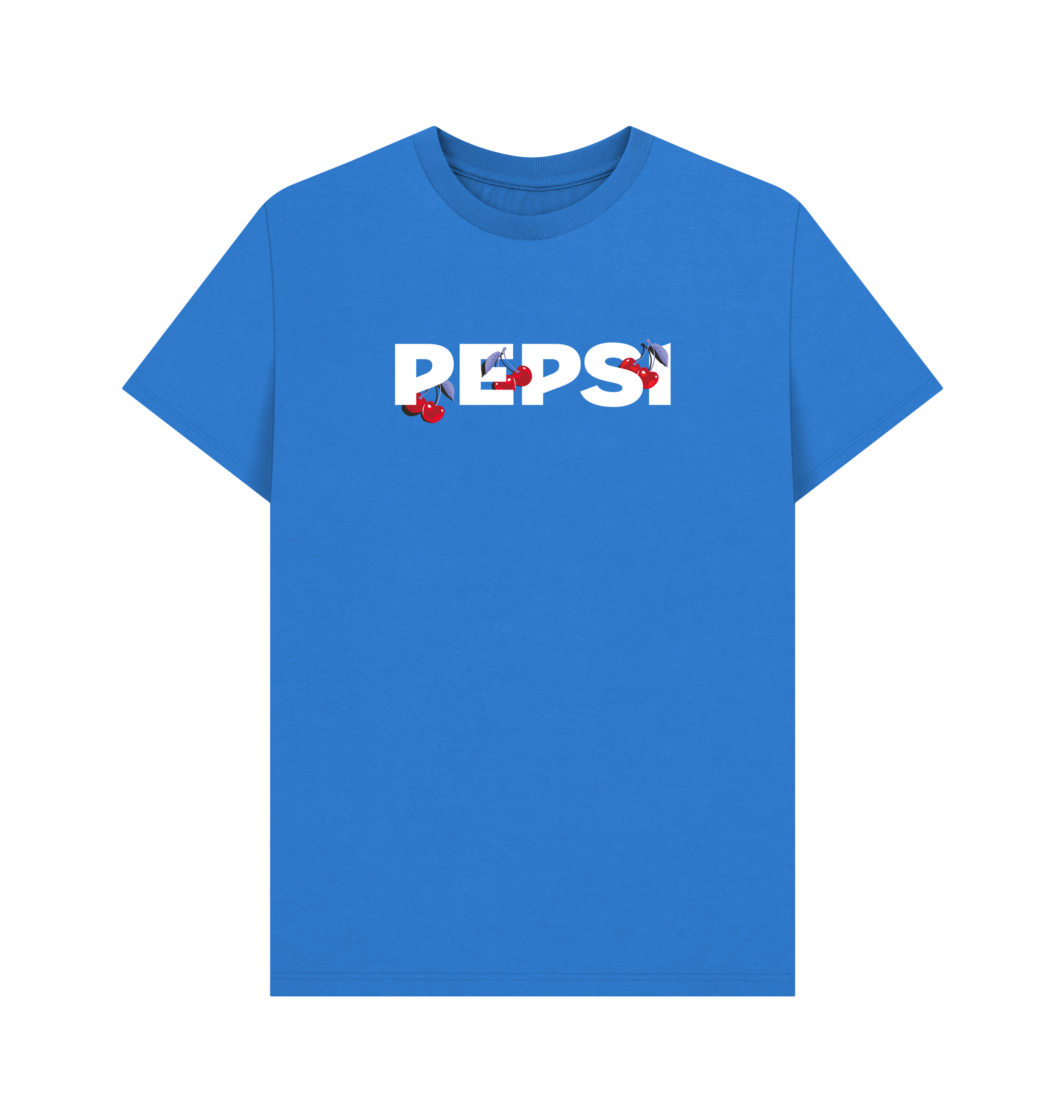 Bright Blue Printed T-shirt