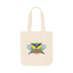 Natural Printed Bag Front