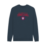 Navy Blue Printed Sweater