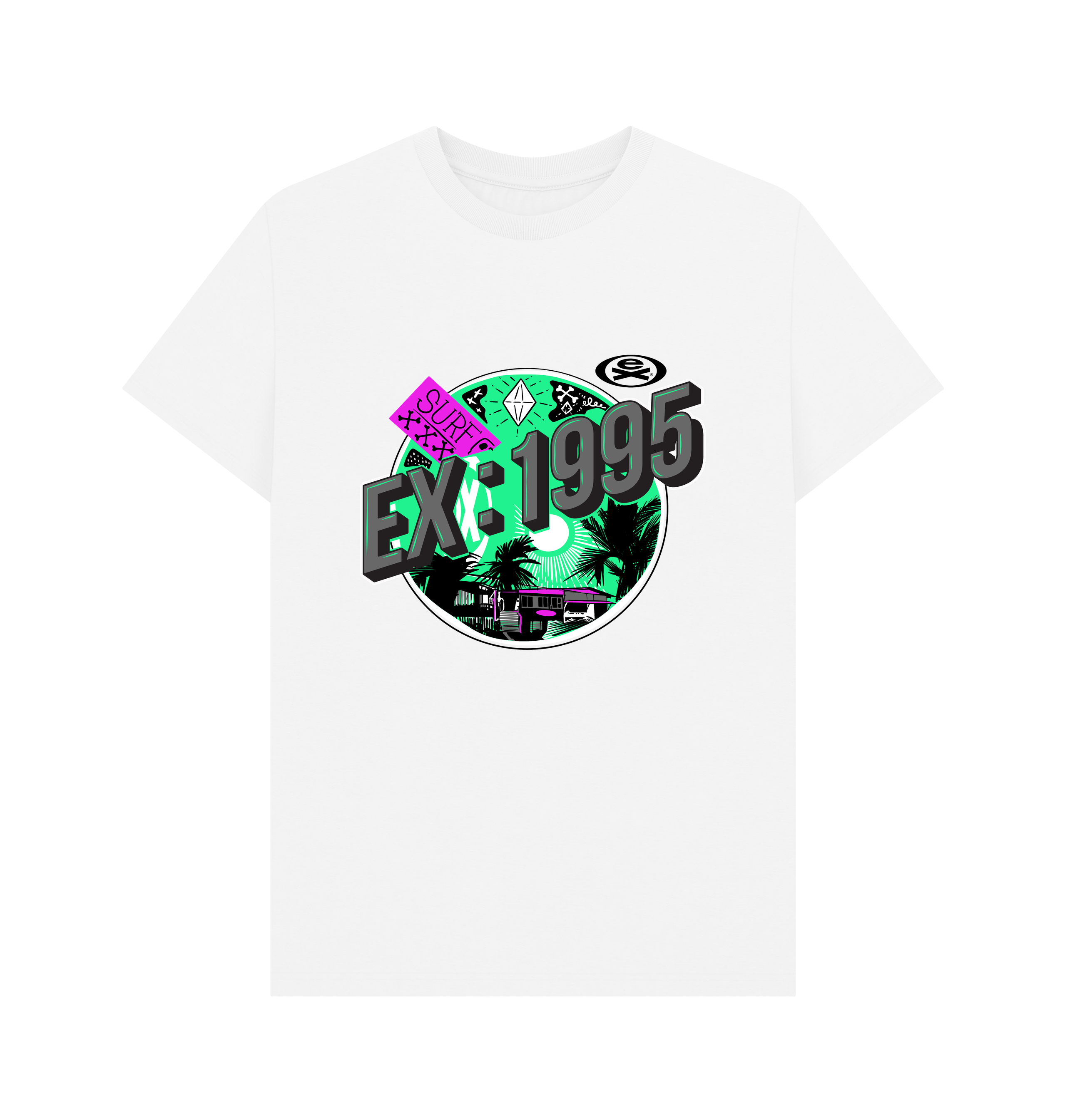 White Printed T-shirt