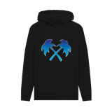 Black Printed Hoody