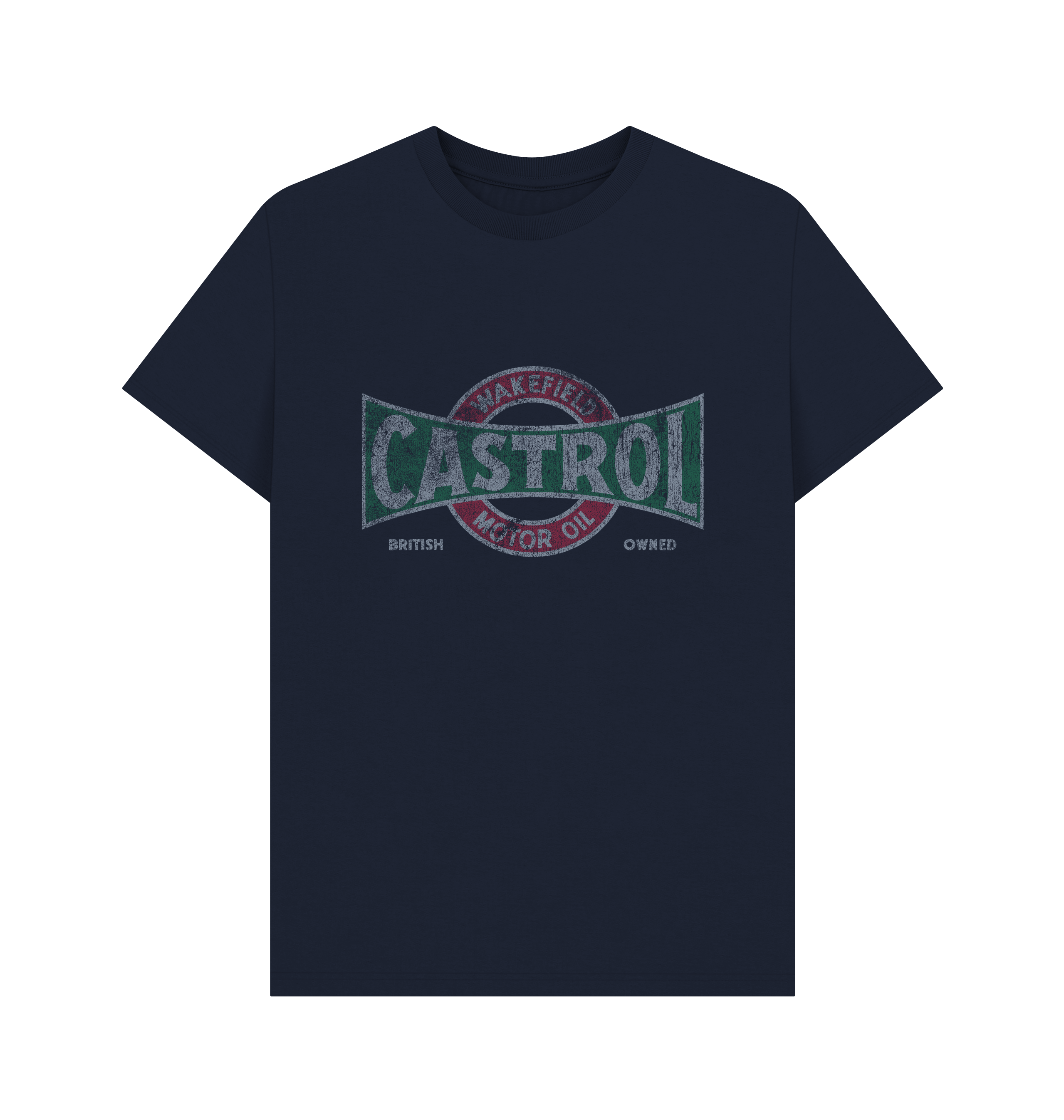 Navy Blue Printed T-shirt