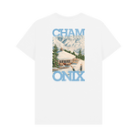 White Printed T-shirt Back