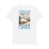 White Printed T-shirt Back