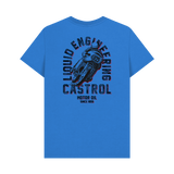 Bright Blue Printed T-shirt Back