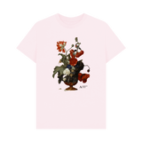 Pink Printed T-shirt Front