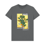 Slate Grey Printed T-shirt Front