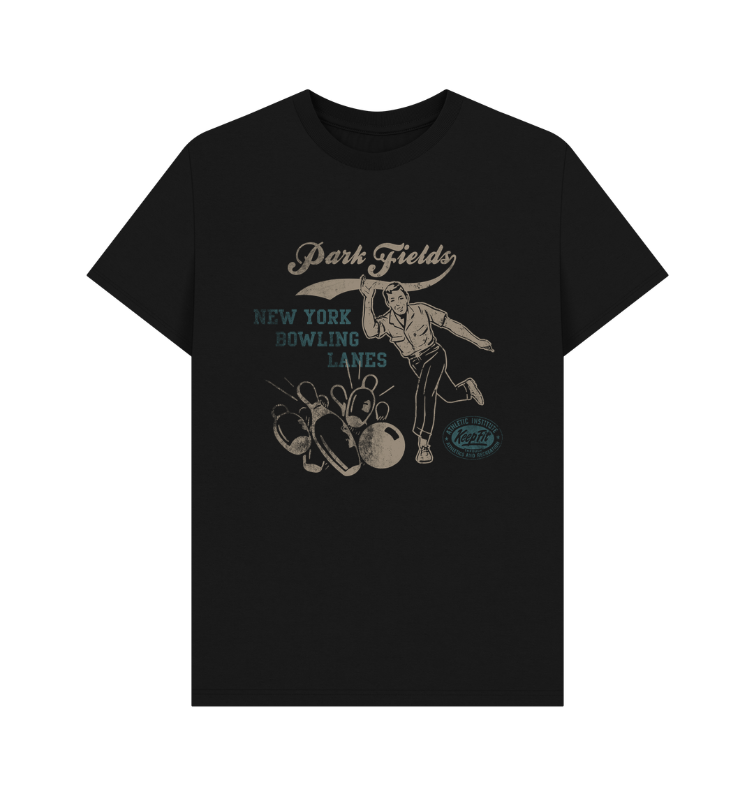 Black Printed T-shirt Front