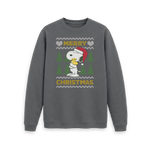 Slate Grey Printed Sweater Front