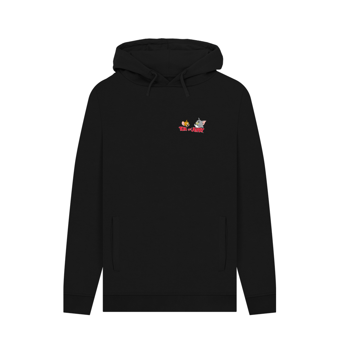 Black Printed Hoody