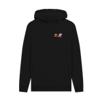 Black Printed Hoody