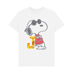 White Printed T-shirt Front