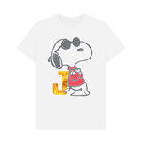 White Printed T-shirt Front