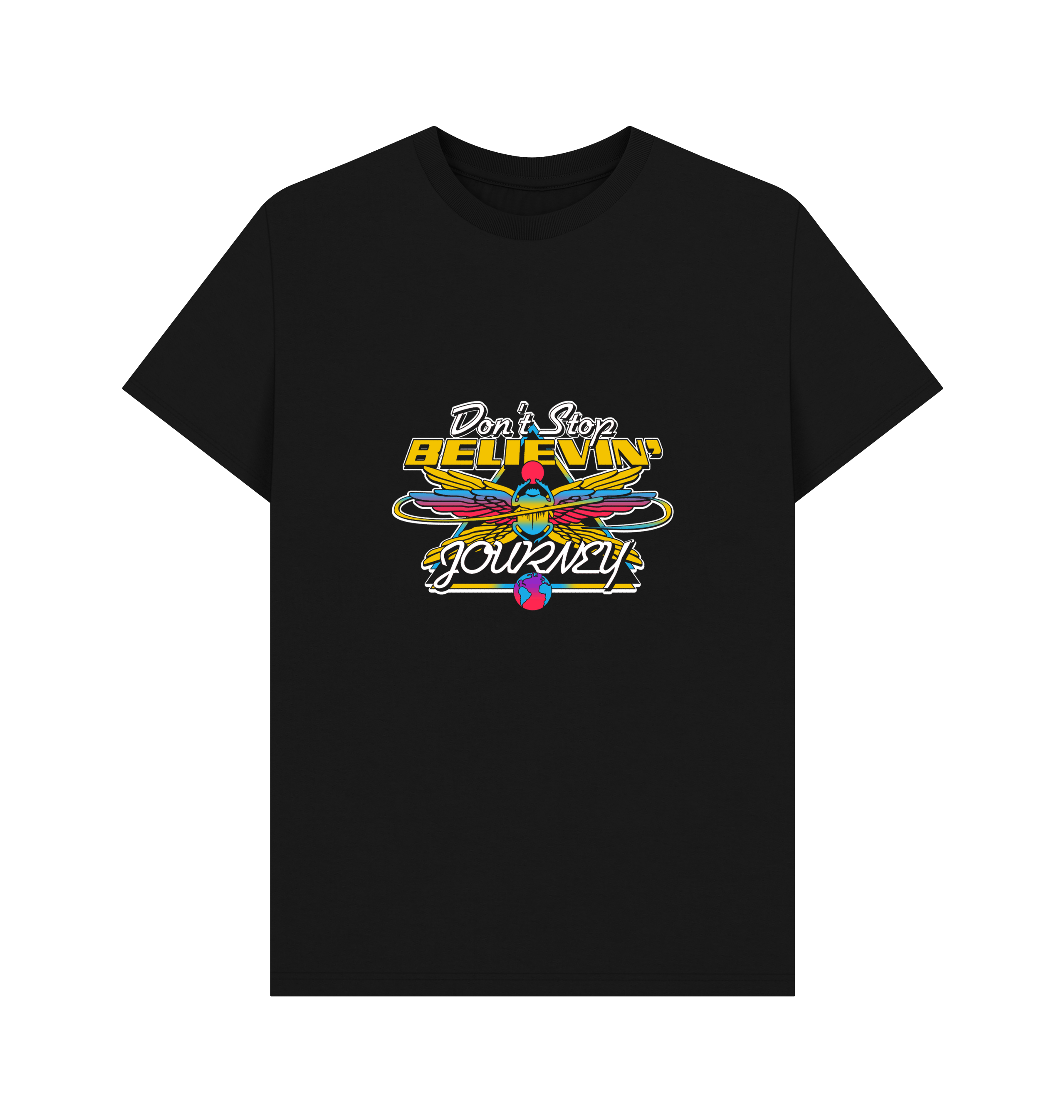 Black Printed T-shirt