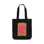 Black Printed Bag Front