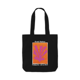 Black Printed Bag Front
