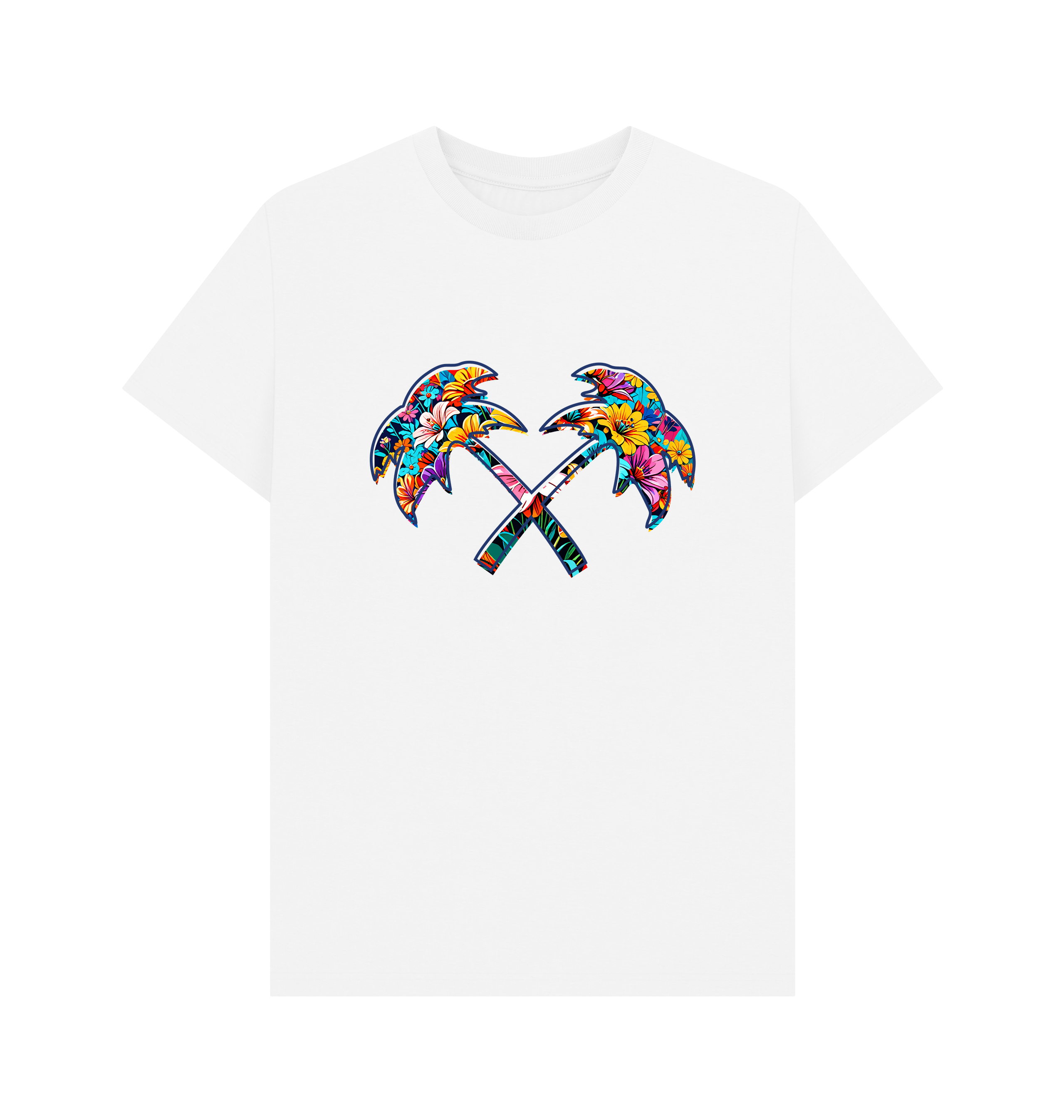 White Printed T-shirt