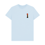 Sky Blue Printed T-shirt