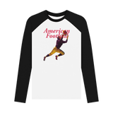 Black-White Printed Baseball T-shirt Front