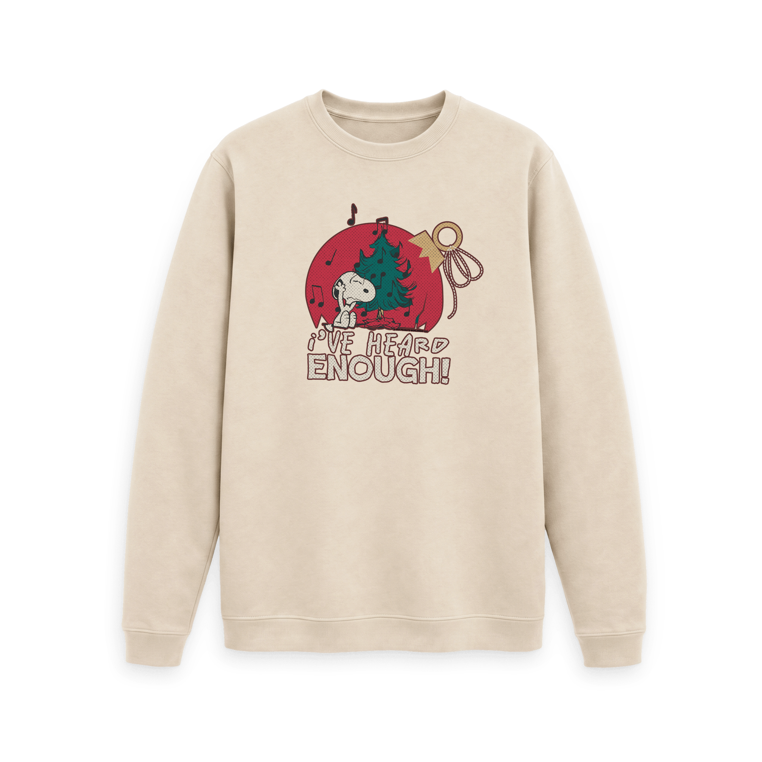 Oat Printed Sweater Front