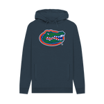 Navy Printed Hoody Front