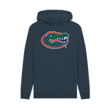 Navy Printed Hoody Front