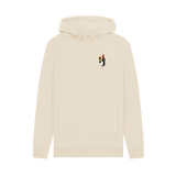 Oat Printed Hoody Front