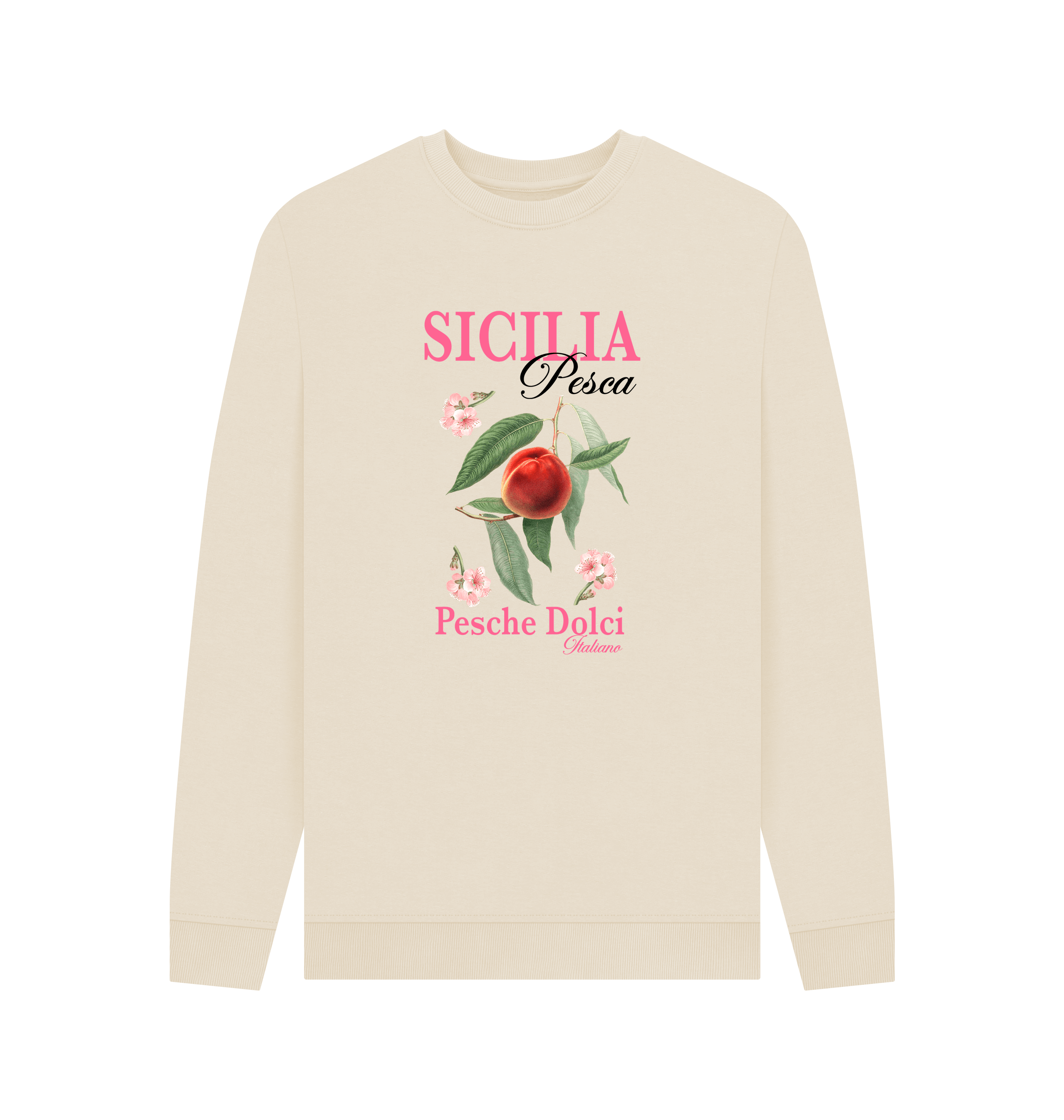 Oat Printed Sweater Front