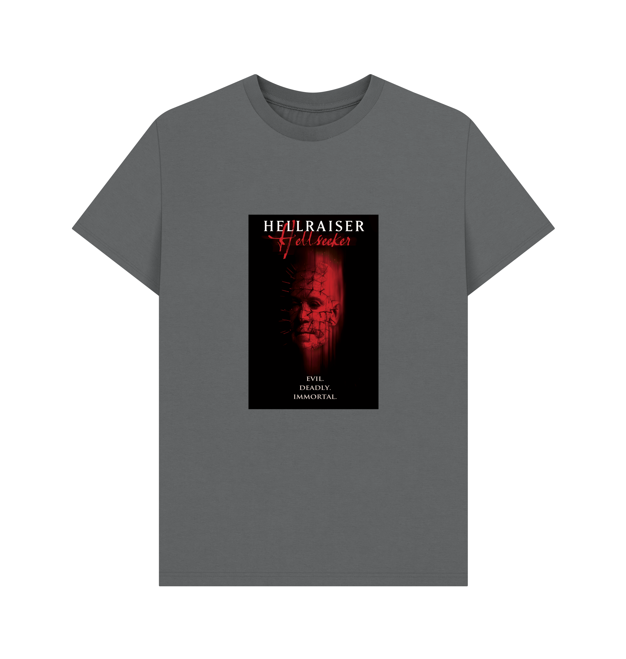 Slate Grey Printed T-shirt