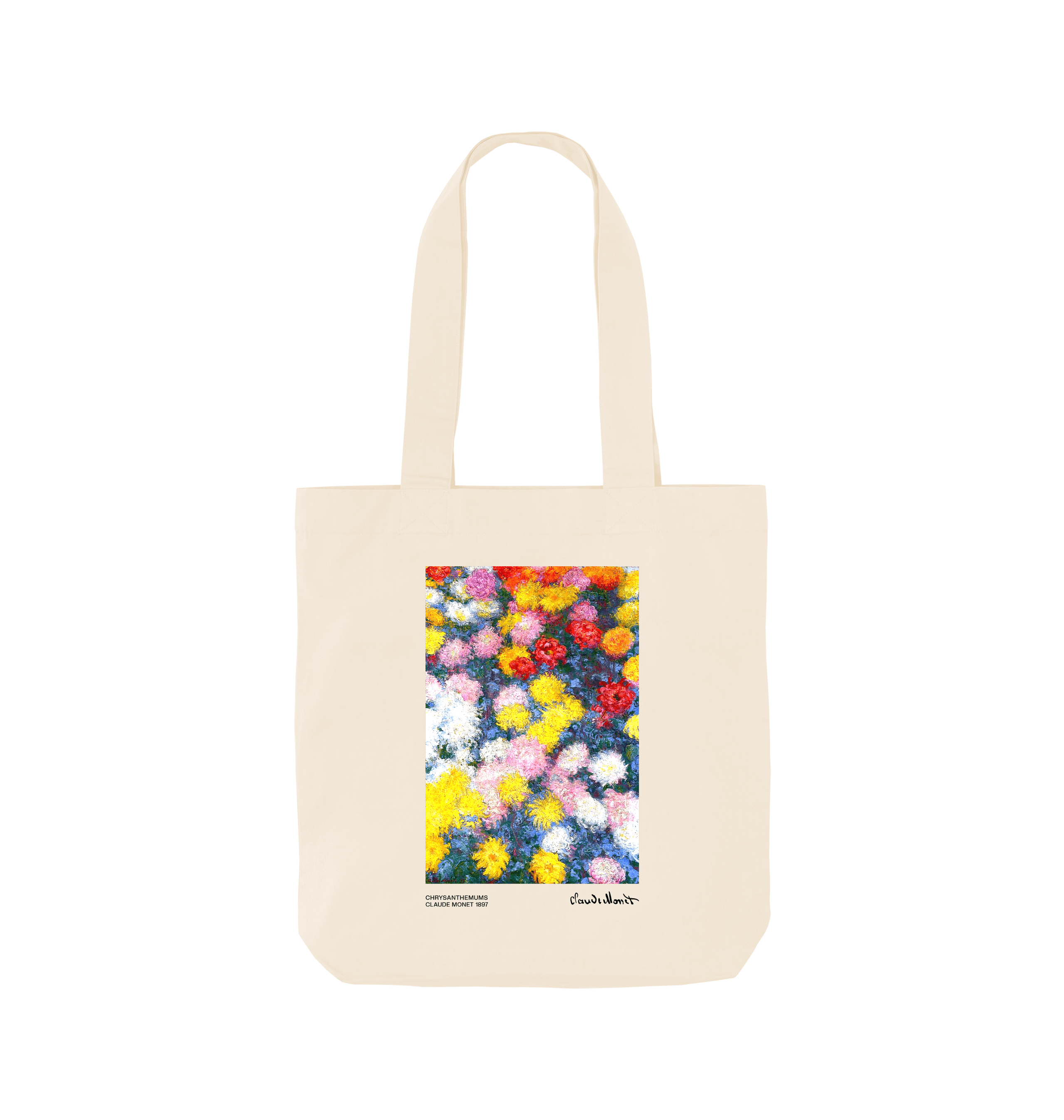Natural Printed Bag Front