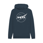 Navy Printed Hoody Front