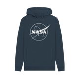 Navy Printed Hoody Front