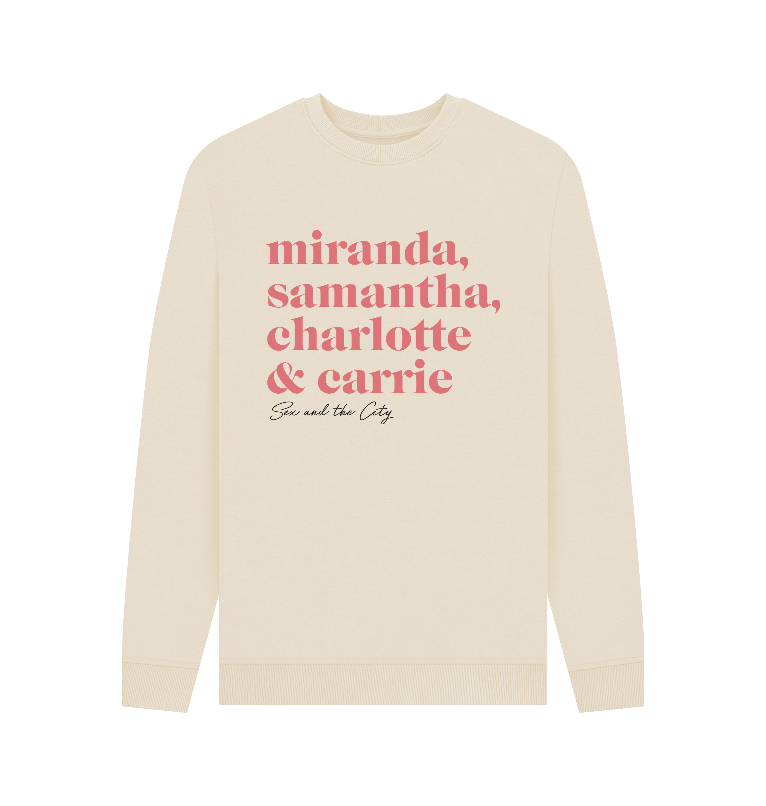 Oat Printed Sweater Front