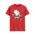 Red Printed T-shirt Front