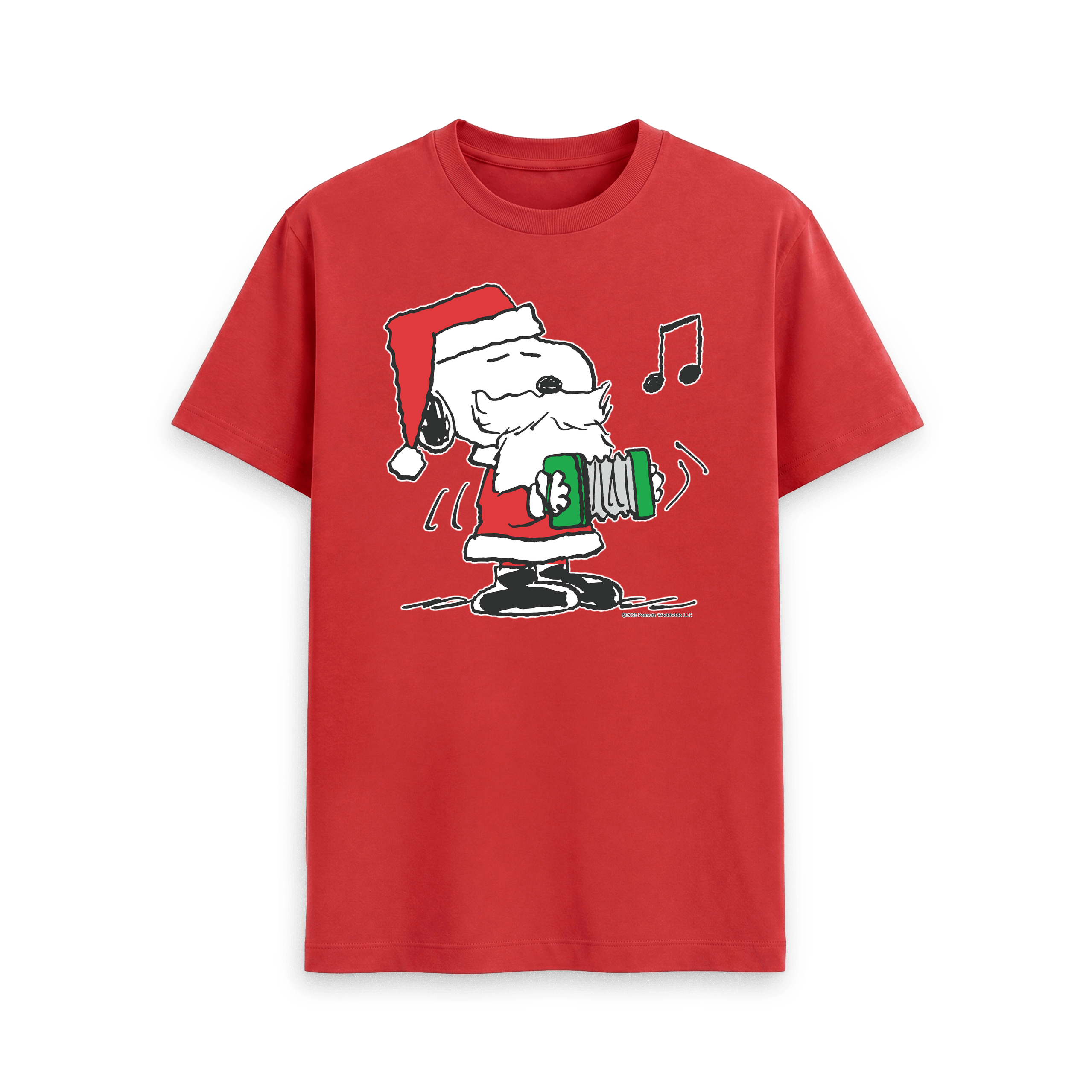 Red Printed T-shirt Front