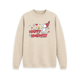 Oat Printed Sweater Front