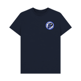 Navy Blue Printed T-shirt Front