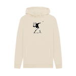 Oat Printed Hoody Front