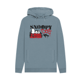 Stone Blue Printed Hoody Front