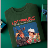 Wham Official 'Gave You My Heart' Graphic Green Sweatshirt